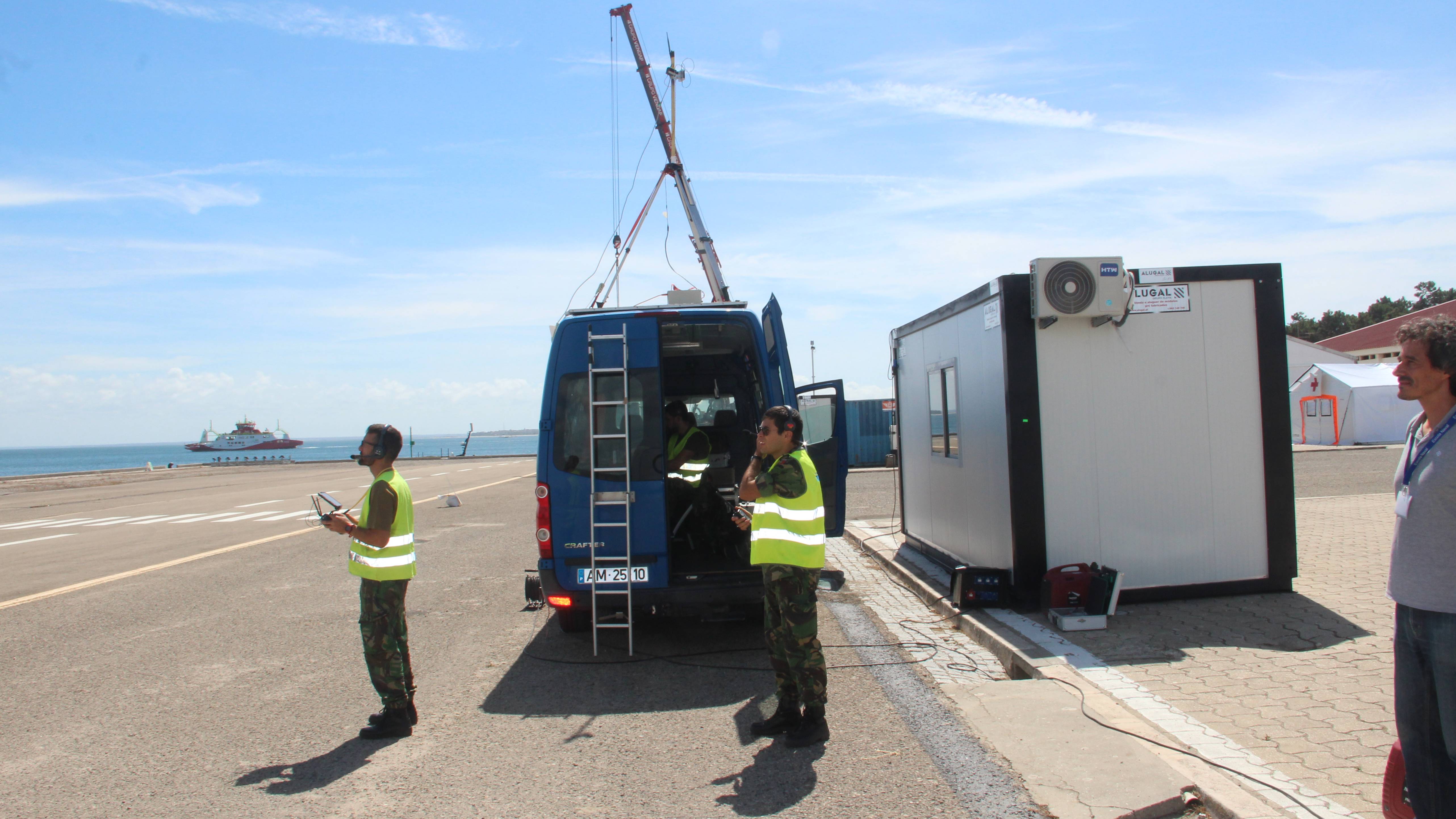 Centro de Investigao da Academia da Fora Area participou no exerccio REX, organizado pela Marinha.
